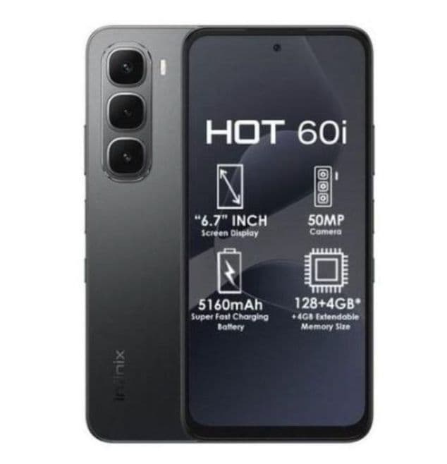 Infinix Hot 60i 6.78" 4GB RAM/128GB ROM Android 15